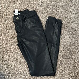 H & M Shiny Black Women's Jeans